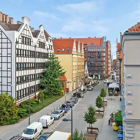 Lägenhet Grano - Pool, Sauna, & Parking By Downtown Gdańsk