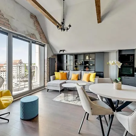 Lägenhet Grano - Pool, Sauna, & Parking By Downtown Gdańsk