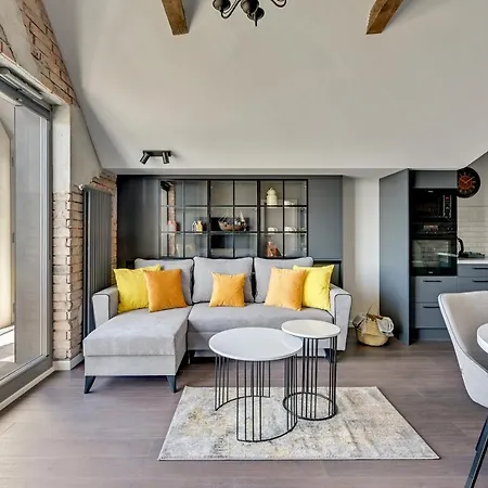 Grano - Pool, Sauna, & Parking By Downtown Lägenhet Gdańsk