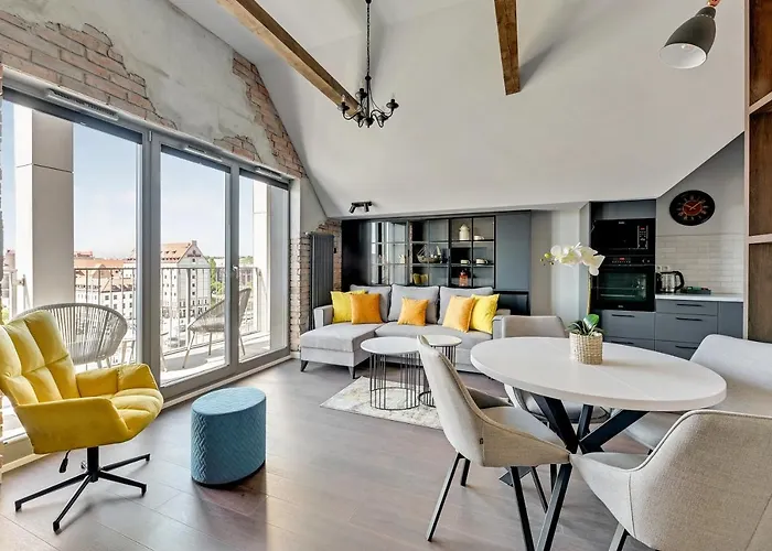 Lägenhetshotell Grano - Pool, Sauna, & Parking By Downtown Gdańsk