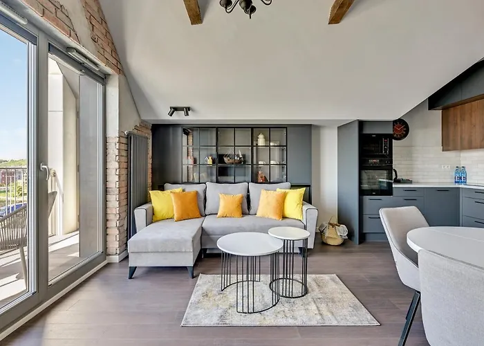 Grano - Pool, Sauna, & Parking By Downtown Lägenhetshotell Gdańsk