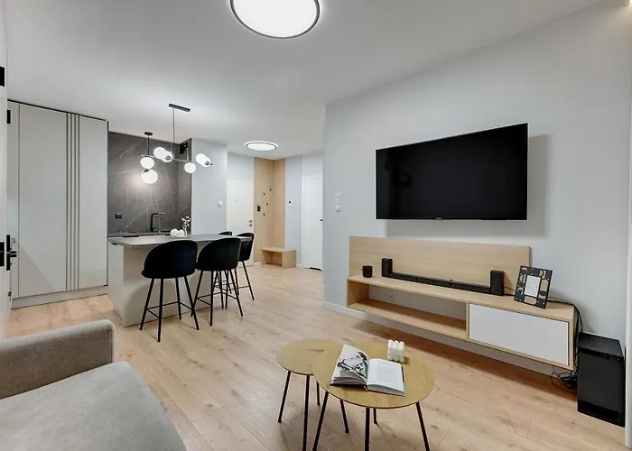 Lägenhetshotell Grano - Pool, Sauna, & Parking By Downtown Gdańsk